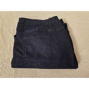 Denim 24/7 Jeans Plus Sz 22w Stretch Blue Denim Dark Blue Plain Pocket Perfect